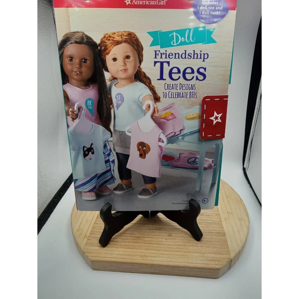 AMERICAN‎ GIRL DOLL FRIENDSHIP TEES DESIGNS BFFS CRAFTING BOOK-ARTS-HOBBIES-NEW